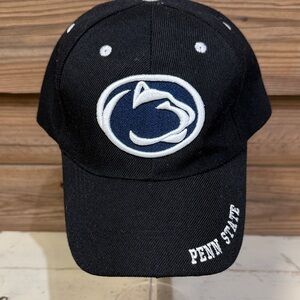 Penn State Black Logo Cap